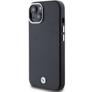 BMW BMHMP15S23PUFWK Apple iPhone 15 / 14 / 13 6.1" juodos spalvos Signature Wrapped Metal MagSafe - Image 2