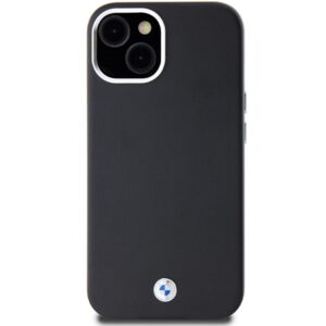 BMW BMHMP15S23PUFWK Apple iPhone 15 / 14 / 13 6.1" juodos spalvos Signature Wrapped Metal MagSafe - Image 3