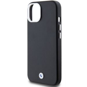 BMW BMHMP15S23PUFWK Apple iPhone 15 / 14 / 13 6.1" juodos spalvos Signature Wrapped Metal MagSafe - Image 6