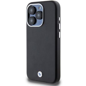 BMW BMHMP15L23PUFWK Apple iPhone 15 Pro 6.1" juodos spalvos Signature Wrapped Metal MagSafe - Image 2