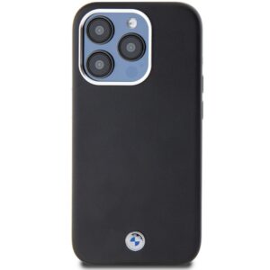 BMW BMHMP15L23PUFWK Apple iPhone 15 Pro 6.1" juodos spalvos Signature Wrapped Metal MagSafe - Image 3