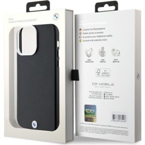 BMW BMHMP15X23PUFWK Apple iPhone 15 Pro Max 6.7" juodos spalvos Signature Wrapped Metal MagSafe - Image 8