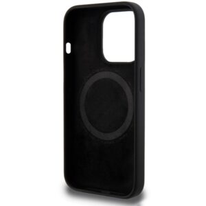 BMW BMHMP15L22SMPK Apple iPhone 15 Pro 6.1" juodos spalvos kietas dėklas M Silicone Pattern MagSafe - Image 7