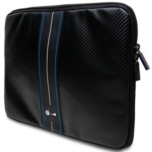 BMW Dėklas kompiuteriui BMCS14COMSCAKL 14" juodos spalvos Carbon Blue Stripes - Image 2