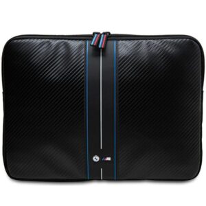 BMW Dėklas kompiuteriui BMCS16COMSCAKL 16" juodos spalvos Carbon Blue Stripes - Image 1