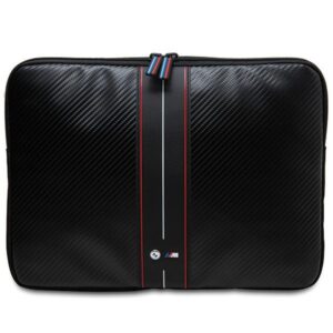 BMW Dėklas kompiuteriui BMCS16COMSCAKR 16" juodos spalvos Carbon Red Stripes - Image 1