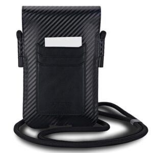 Bag BMW BMPSP15XMSCAKL Wallet Bag juodos spalvos Carbon Blue Stripes - Image 3