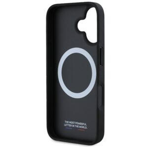 BMW BMHMP16S23 PUPDG Apple iPhone 16 6.1" grey kietas dėklas M Perforated Tricolor Line MagSafe - Image 7