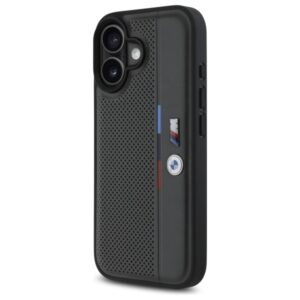BMW BMHCP16S23 PUPVA Apple iPhone 16 6.1" anthracite kietas dėklas M Perforated Tricolor Detail Line - Image 2