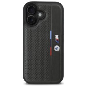 BMW BMHCP16S23 PUPVA Apple iPhone 16 6.1" anthracite kietas dėklas M Perforated Tricolor Detail Line - Image 3