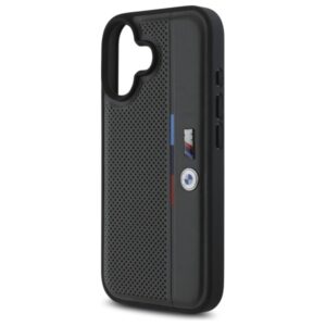 BMW BMHCP16S23 PUPVA Apple iPhone 16 6.1" anthracite kietas dėklas M Perforated Tricolor Detail Line - Image 6