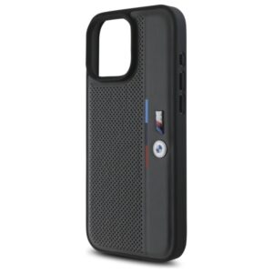 BMW BMHCP16L23 PUPVA Apple iPhone 16 Pro 6.3" anthracite kietas dėklas M Perforated Tricolor Detail Line - Image 6