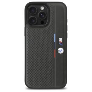 BMW BMHCP16X23 PUPVA Apple iPhone 16 Pro Max 6.9" anthracite kietas dėklas M Perforated Tricolor Detail - Image 3