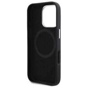BMW BMHMP16L23 PMWK Apple iPhone 16 Pro 6.3" juodos spalvos kietas dėklas M Smooth Full Wrapped Metal MagSafe - Image 7