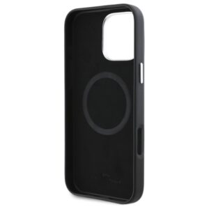 BMW BMHMP16X23 PUFWK Apple iPhone 16 Pro Max 6.9" juodos spalvos kietas dėklas Sign Full Wrapped Metal MagSafe - Image 7