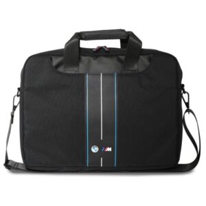 Bag BMW BMCB15COMPVSKL 16" juodos spalvos Nylon Blue Stripe - Image 1