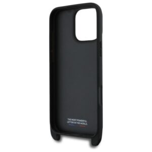 BMW BMHCP16X23PSCCK Apple iPhone 16 Pro Max 6.9" juodos spalvos hardcase M Edition Carbon Stripe & Strap - Image 6