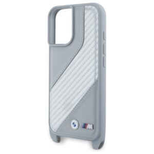 BMW BMHCP16S23PSCCG Apple iPhone 16 6.1" grey hardcase M Edition Carbon Stripe & Strap - Image 5
