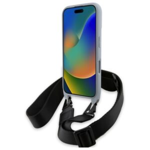 BMW BMHCP16X23PSCCG Apple iPhone 16 Pro Max 6.9" grey hardcase M Edition Carbon Stripe & Strap - Image 4