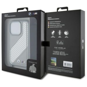 BMW BMHCP16X23PSCCG Apple iPhone 16 Pro Max 6.9" grey hardcase M Edition Carbon Stripe & Strap - Image 7