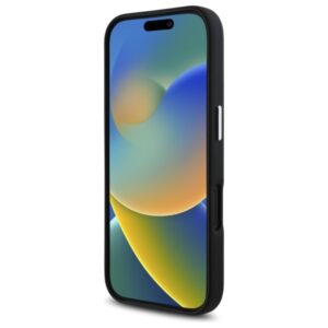 BMW BMHCP16S23 PMWK Apple iPhone 16 6.1" juodos spalvos kietas dėklas M Smooth Full Wrapped Metal - Image 5