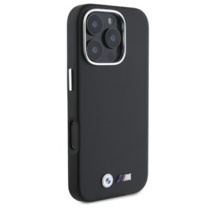 BMW BMHCP16X23 PMWK Apple iPhone 16 Pro Max 6.9" juodos spalvos kietas dėklas M Smooth Full Wrapped Metal - Image 4