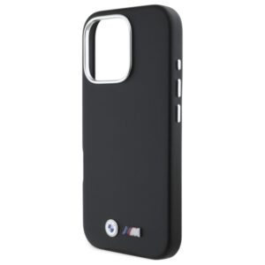 BMW BMHCP16X23 PMWK Apple iPhone 16 Pro Max 6.9" juodos spalvos kietas dėklas M Smooth Full Wrapped Metal - Image 6