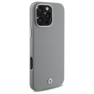 BMW BMHMP16X23 PUFWG Apple iPhone 16 Pro Max 6.9" grey kietas dėklas Sign Full Wrapped Metal MagSafe - Image 4