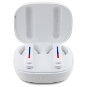 BMW Bluetooth Ausinės BMBEMIATP20LOH TWS + docking station baltos spalvos Printed Logos - Image 2