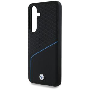 Dėklas BMW Leather Textured and Smooth MagSafe Samsung Galaxy S25 juodos spalvos - Image 6