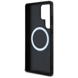 Dėklas BMW Leather Oversized Stripes MagSafe Samsung Galaxy S25 Ultra juodos spalvos - Image 7