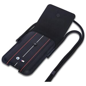 Bag BMW Phone Pouch Red Stripes juodos spalvos - Image 3