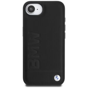 Dėklas BMW Leather Hot Stamp do Apple iPhone 16e / 17e juodos spalvos - Image 3