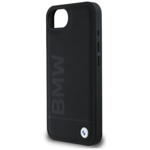 Dėklas BMW Leather Hot Stamp do Apple iPhone 16e / 17e juodos spalvos - Image 6