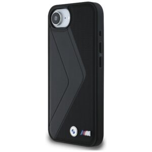 Dėklas BMW Oversized Stripes MagSafe Apple iPhone 16e / 17e juodos spalvos - Image 2
