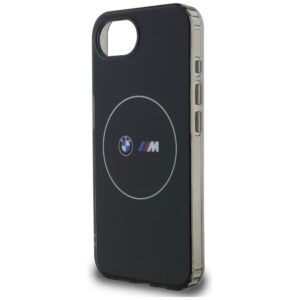 Dėklas BMW IML Metal baltos spalvos Circle MagSafe Apple iPhone 16e / 17e juodos spalvos - Image 6