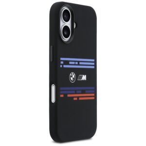 BMW M Silicon Horizontal Line MagSafe dėklas Apple iPhone 17 juodos spalvos - Image 4
