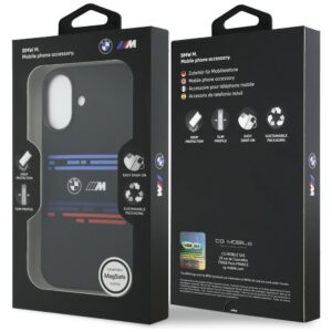 BMW M Silicon Horizontal Line MagSafe dėklas Apple iPhone 17 juodos spalvos - Image 8