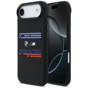 BMW M Silicon Horizontal Line MagSafe dėklas Apple iPhone Air juodos spalvos - Image 1
