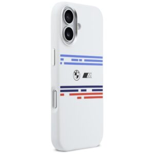 BMW M Silicon Horizontal Line MagSafe dėklas Apple iPhone 17 baltos spalvos - Image 4