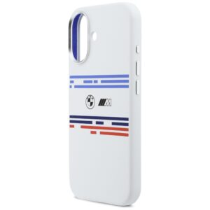 BMW M Silicon Horizontal Line MagSafe dėklas Apple iPhone 17 baltos spalvos - Image 6