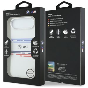 BMW M Silicon Horizontal Line MagSafe dėklas Apple iPhone Air baltos spalvos - Image 8