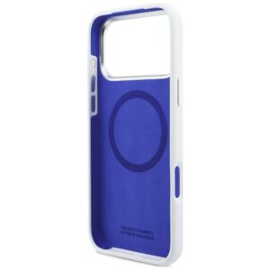 BMW M Silicon Horizontal Line MagSafe dėklas Apple iPhone 17 Pro Max baltos spalvos - Image 7