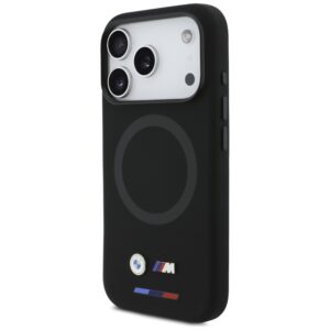 BMW M Silicon Logo MagSafe dėklas Apple iPhone 17 Pro juodos spalvos - Image 2