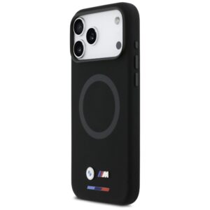 BMW M Silicon Logo MagSafe dėklas Apple iPhone 17 Pro Max juodos spalvos - Image 2