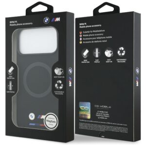 BMW M Silicon Logo MagSafe dėklas Apple iPhone 17 Pro Max juodos spalvos - Image 8