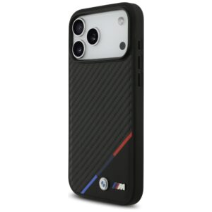 Dėklas BMW M Carbon Tricolor Line MagSafe Apple iPhone 17 Pro Max juodos spalvos - Image 2