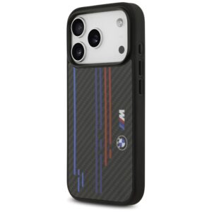 Dėklas BMW M Kevlar Lines & Logo MagSafe Apple iPhone 17 Pro juodos spalvos - Image 2