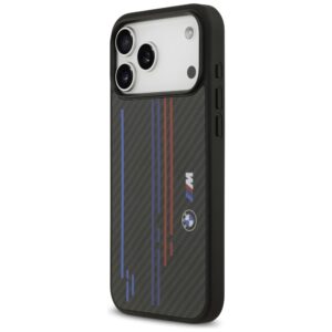 Dėklas BMW M Kevlar Lines & Logo MagSafe Apple iPhone 17 Pro Max juodos spalvos - Image 2