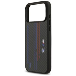 Dėklas BMW M Kevlar Lines & Logo MagSafe Apple iPhone 17 Pro Max juodos spalvos - Image 6